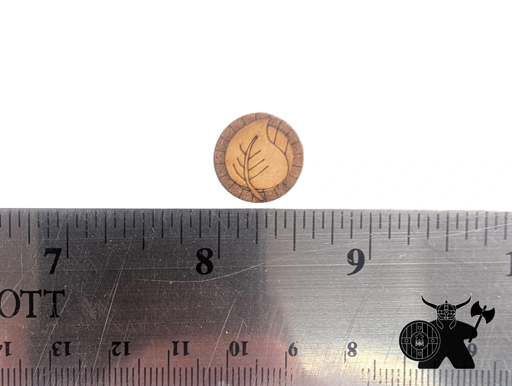Golden Everdell tokens - scale.webp