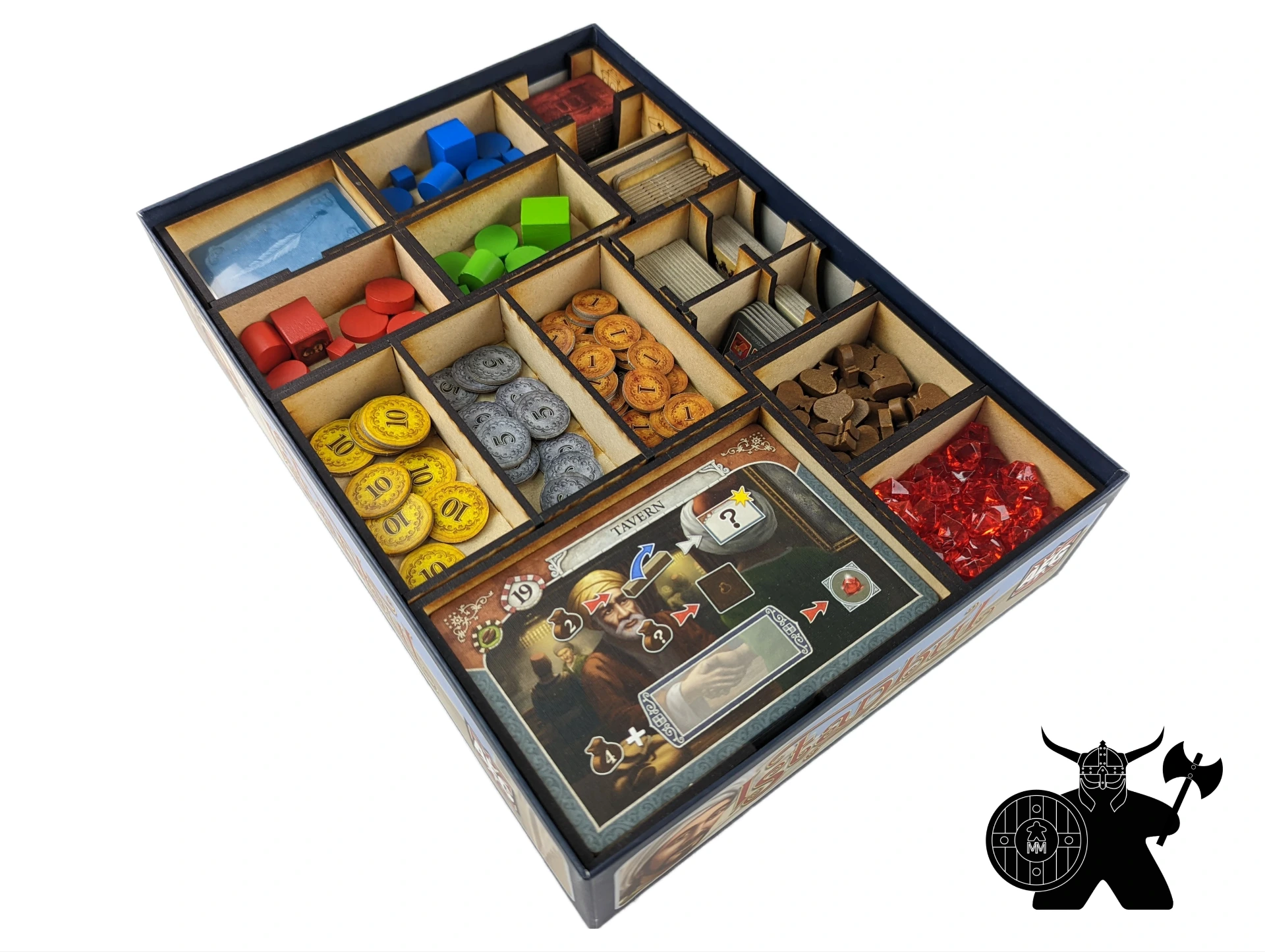 Istanbul + Expansions Insert | Wooden Organizer