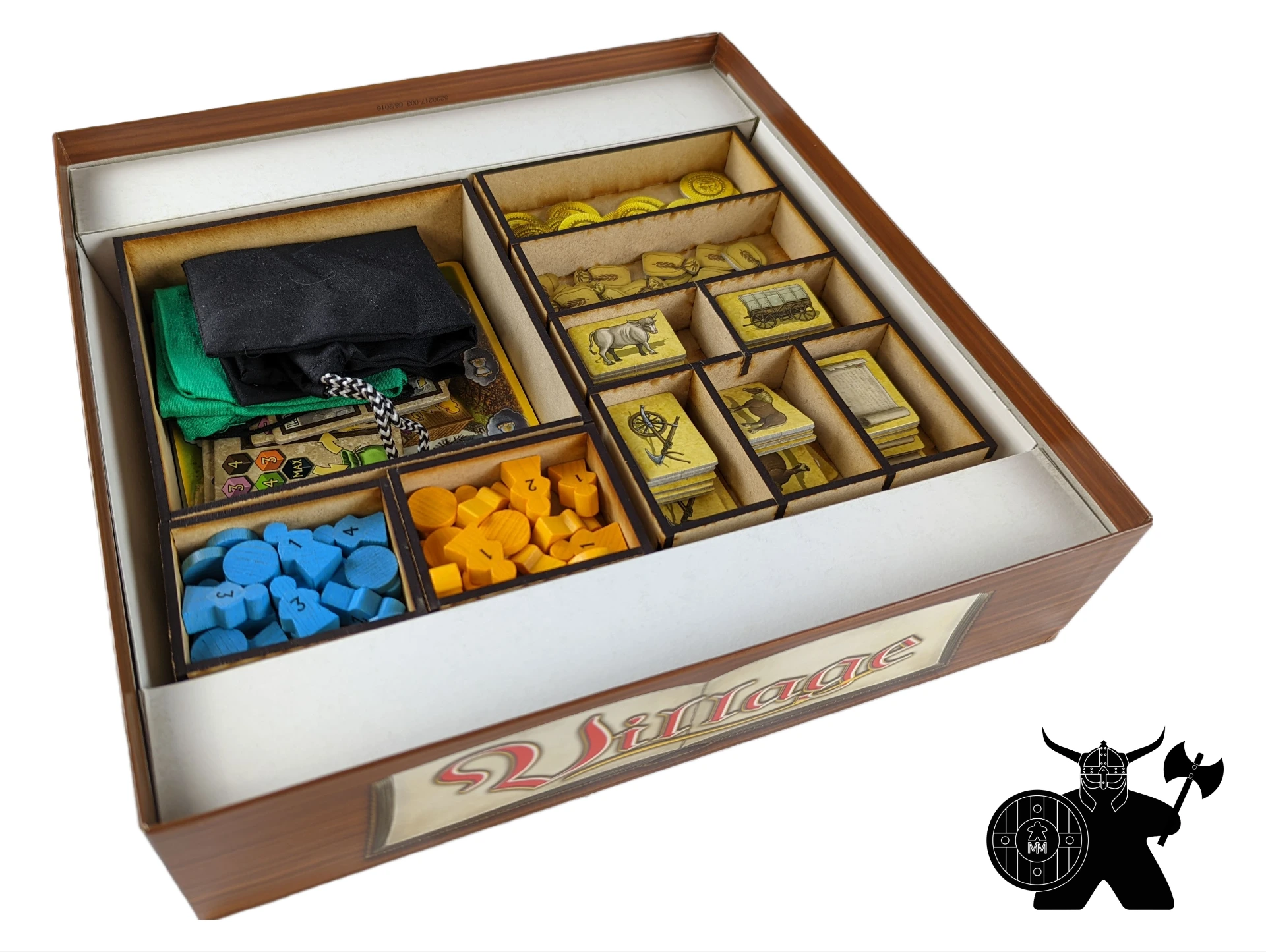 Village Insert | Wooden Organizer