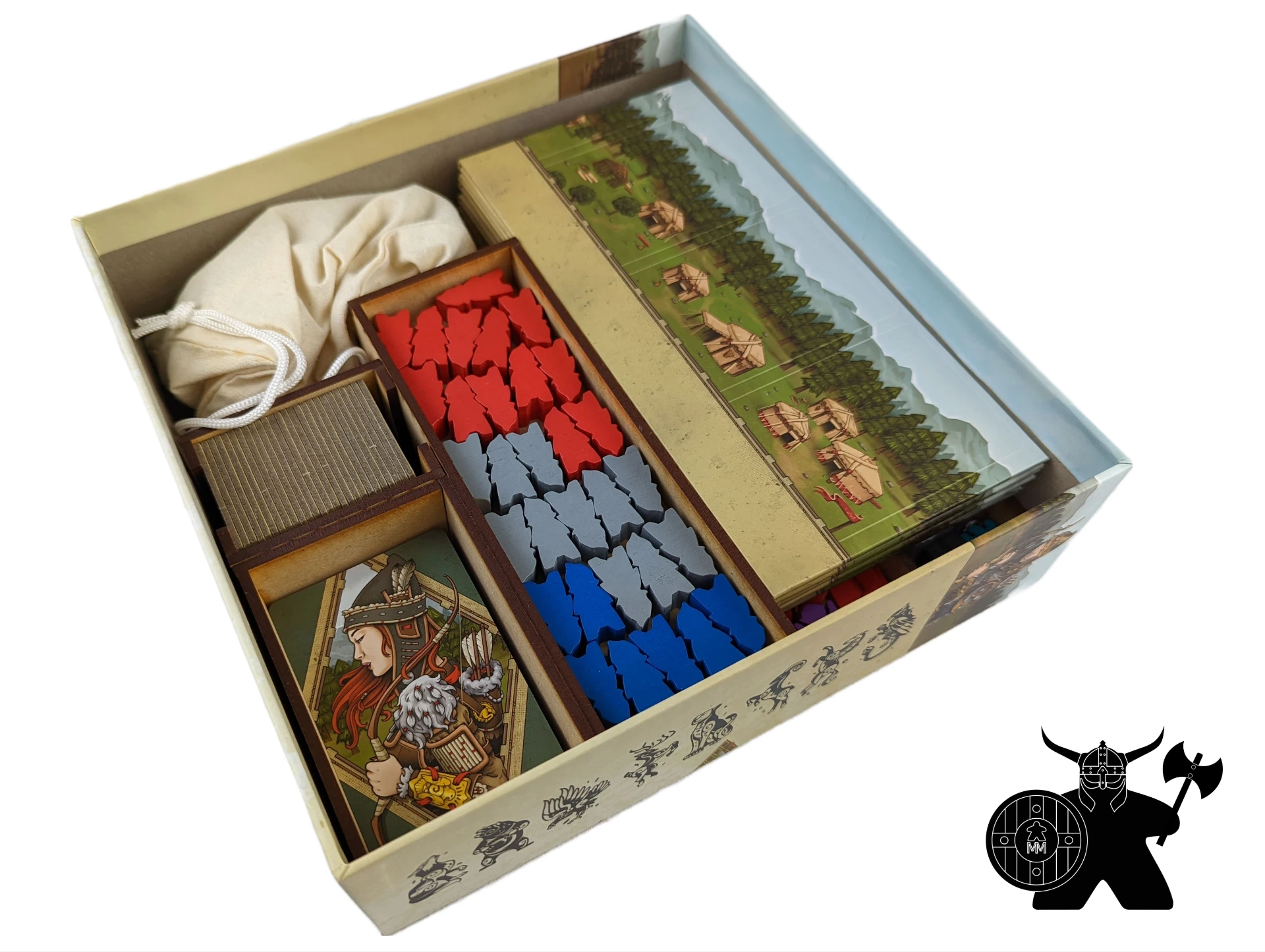 Raiders of Scythia Insert | Wooden Organizer