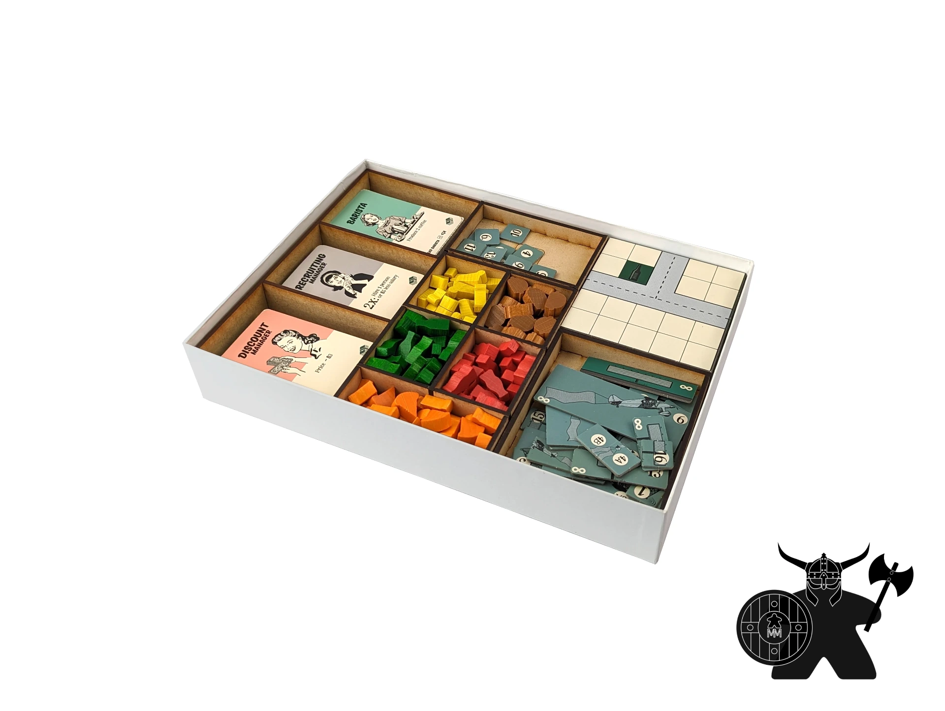 Food Chain Magnate Insert | Wooden Organizer