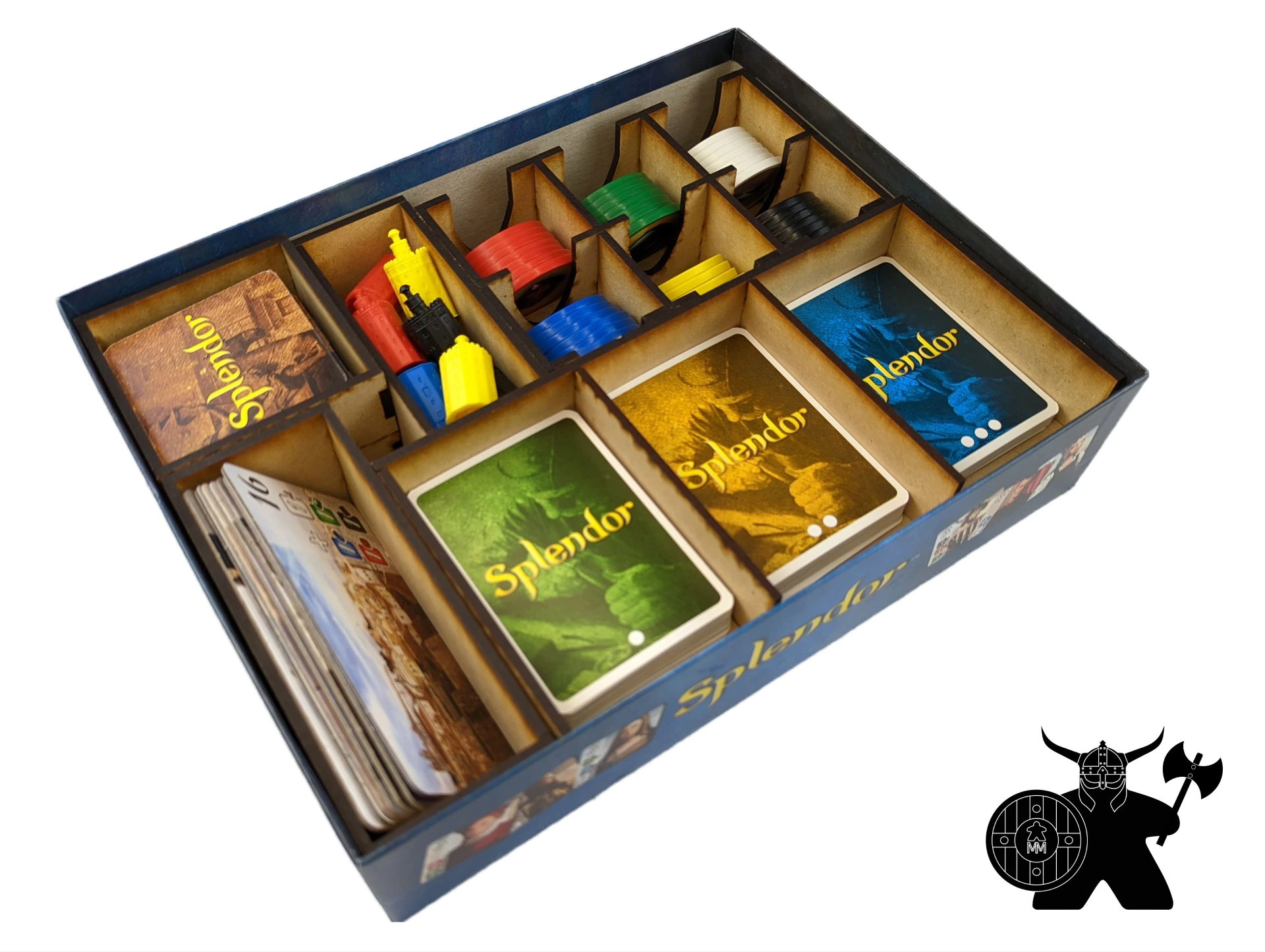 Splendor + Expansion Insert | Wooden Organizer