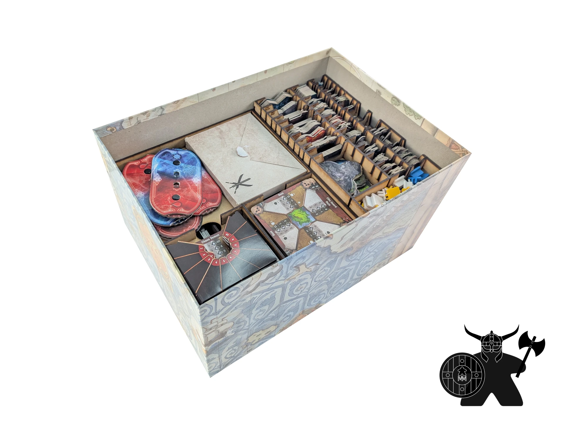 Gloomhaven 2nd Edition Insert | Wooden Organizer