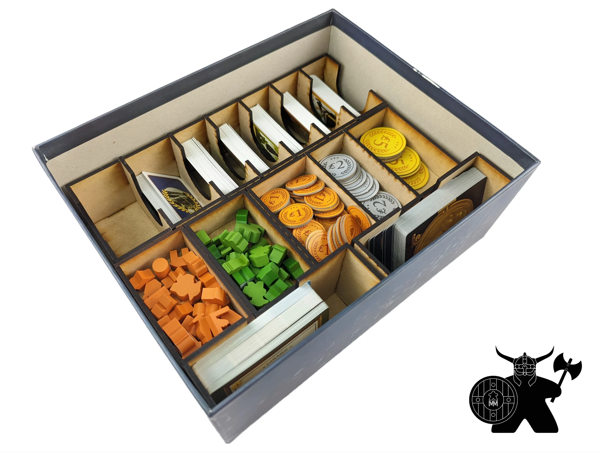 Viticulture + Expansions Insert | Wooden Organizer