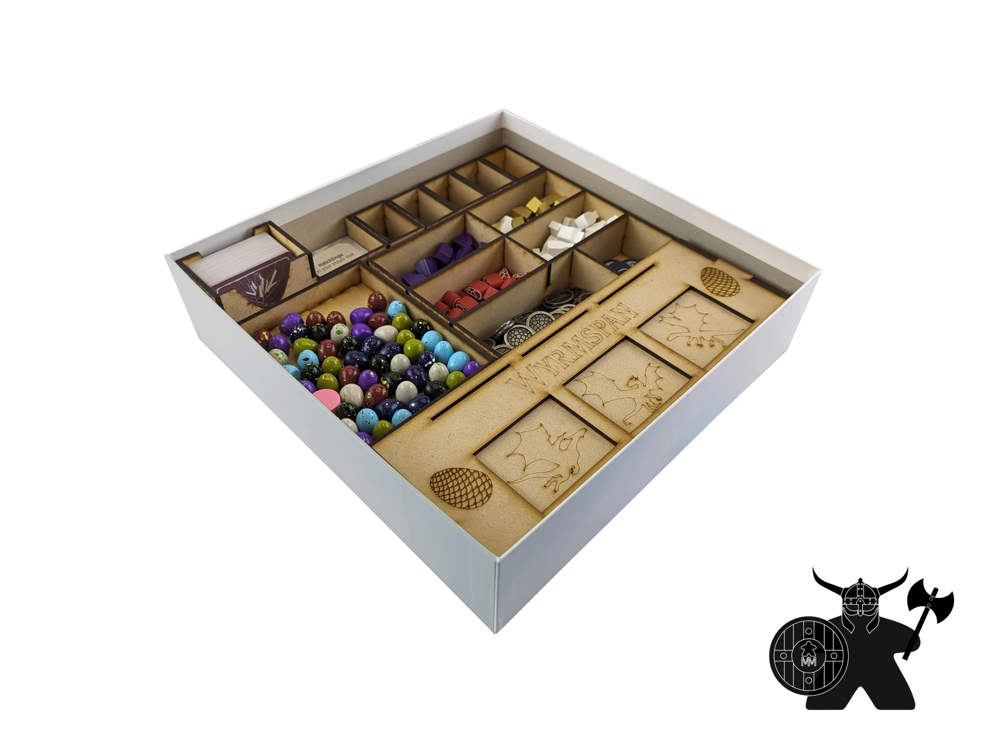 Wyrmspan Insert | Wooden Organizer