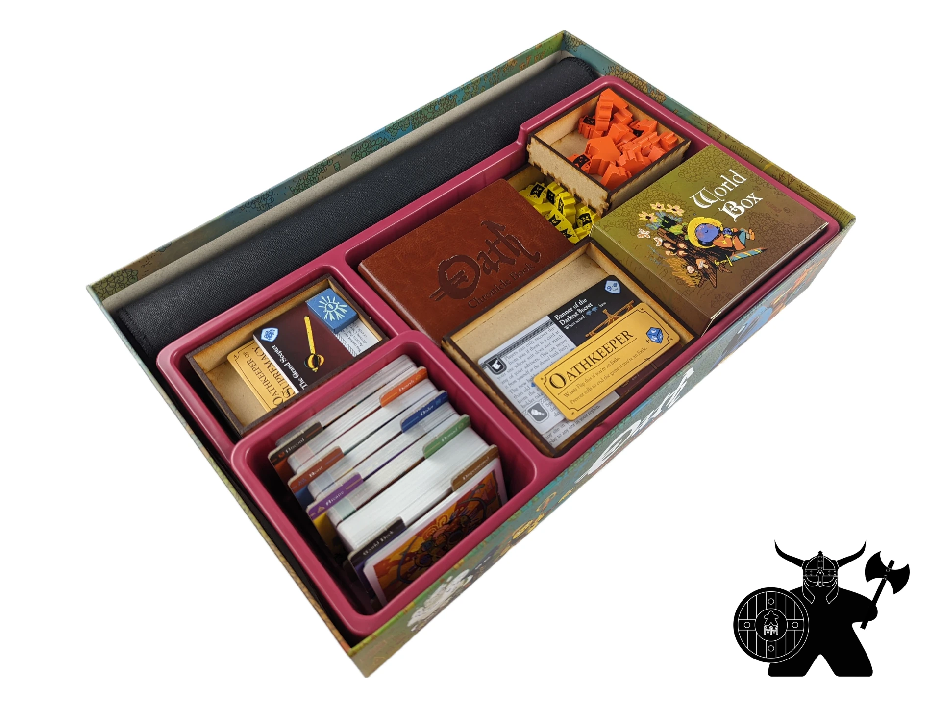 Oath: Chronicles of Empire and Exile Insert - Unofficial | Wooden Organizer