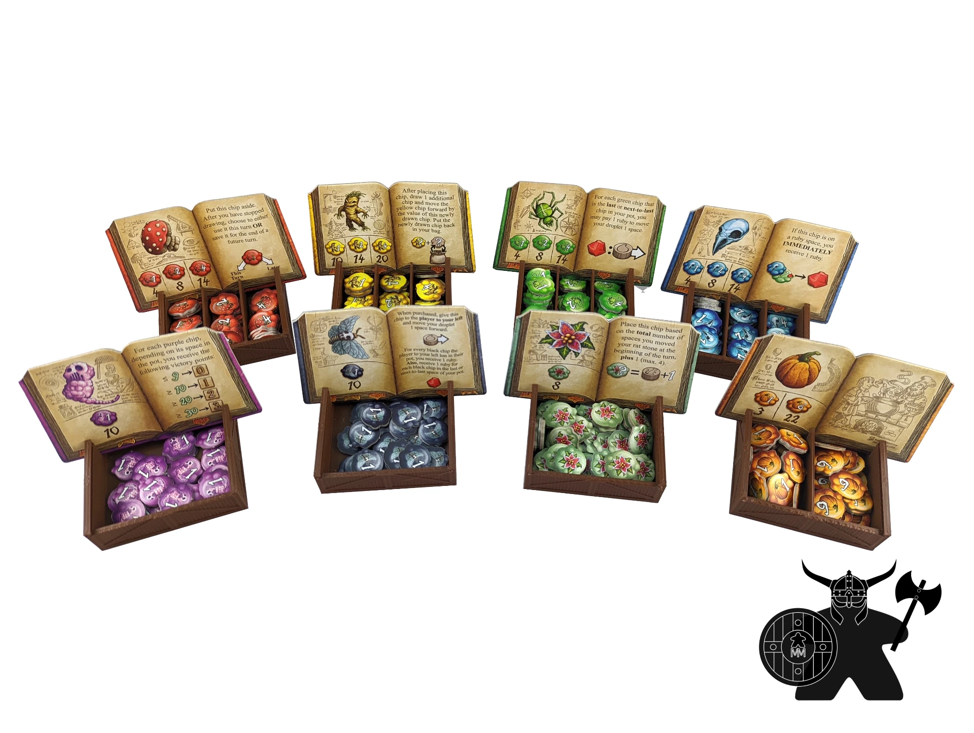 Quacks of Quedlinburg + Herb Witches Crates (Base + Herb Witches)