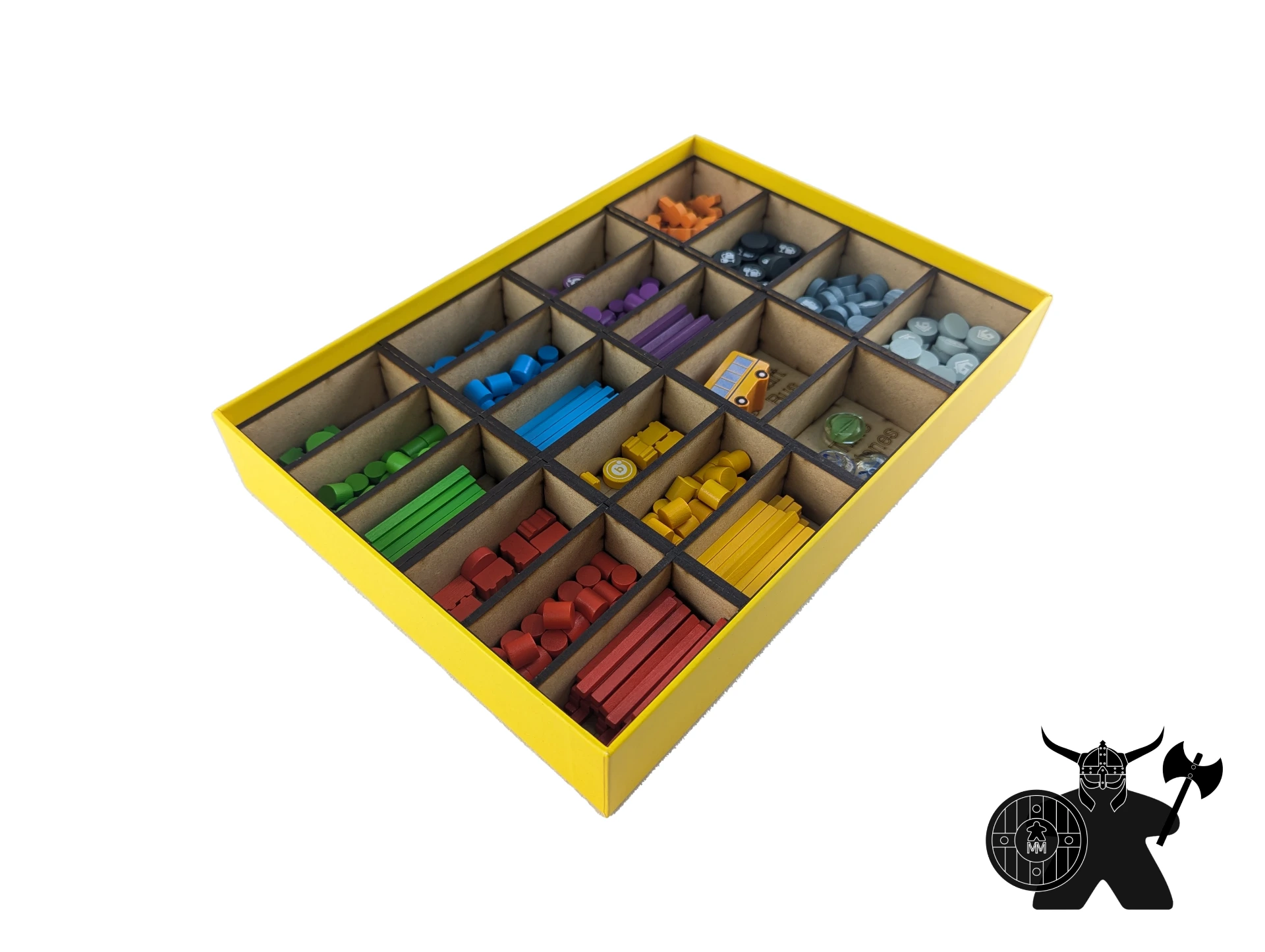 Bus: Complete Edition Insert | Wooden Organizer