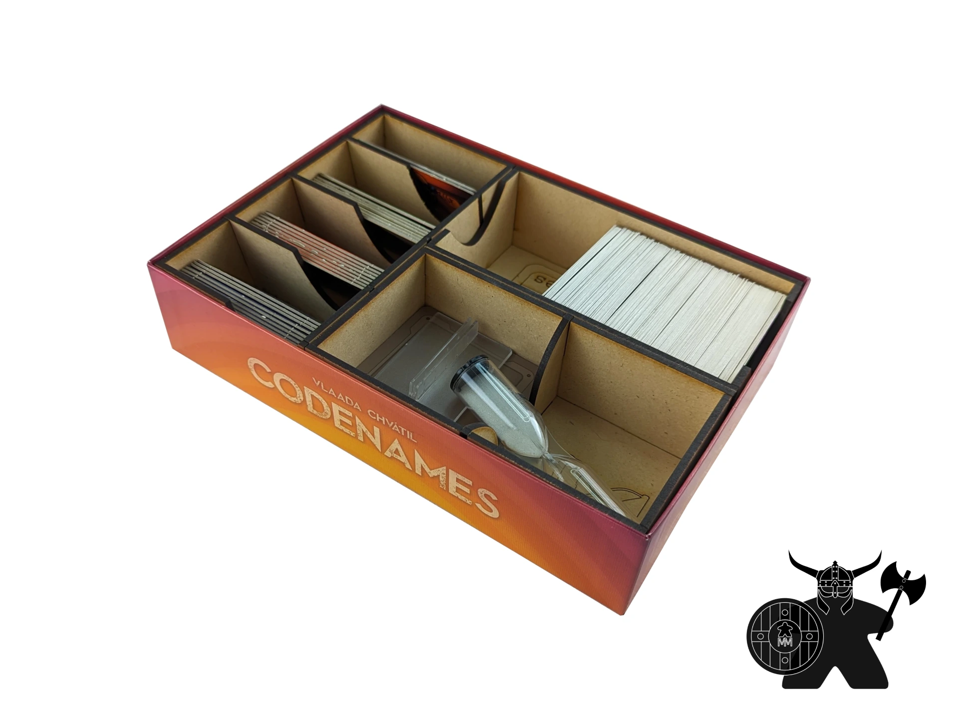 Codenames Board Game Insert | Wooden Organizer