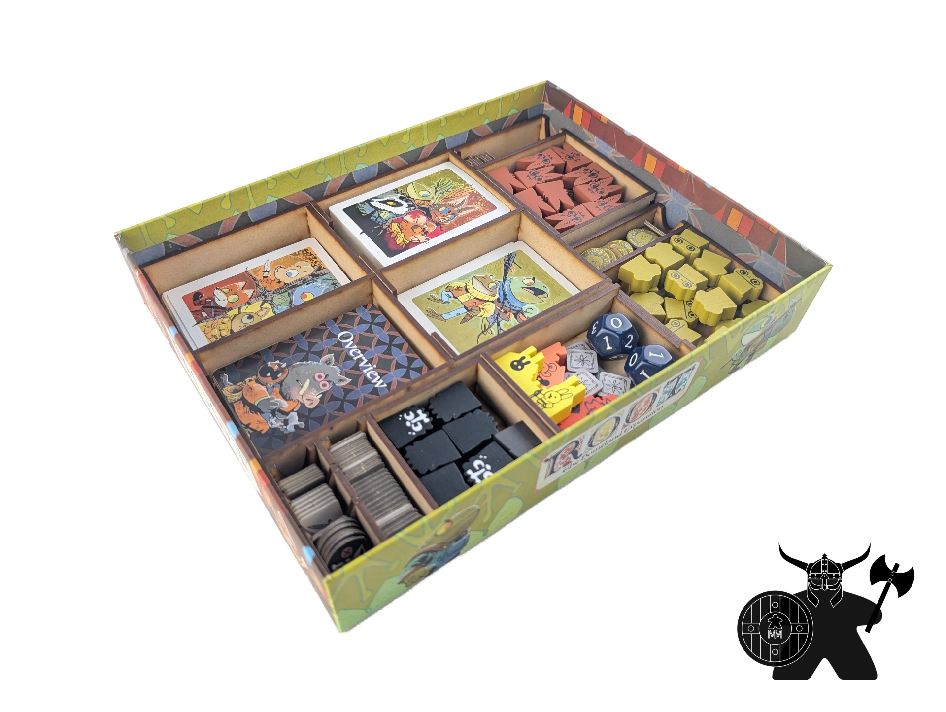 Root: Homeland Expansion Insert - Unofficial | Wooden Organizer