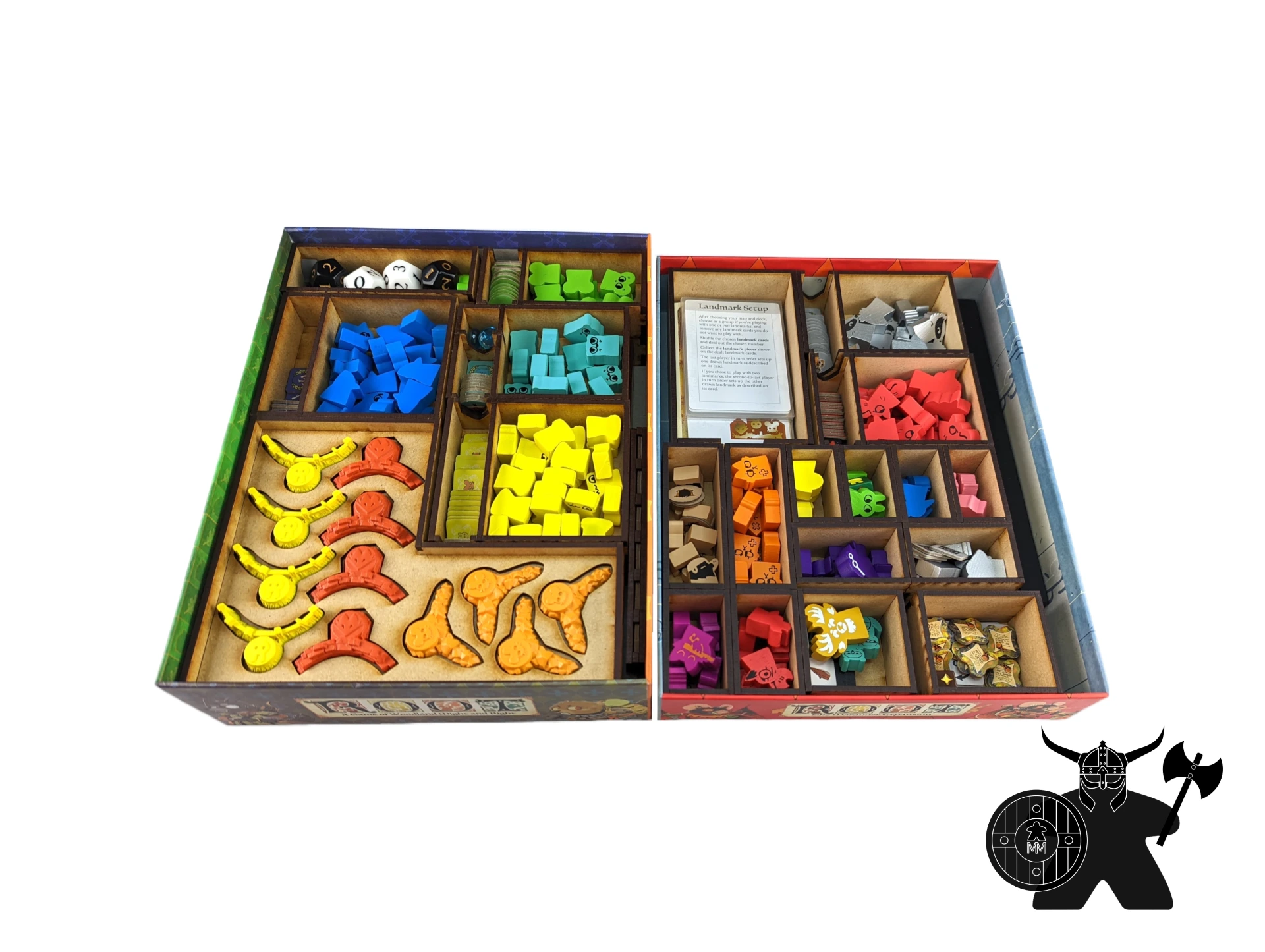 Root + Marauders + Riverfolk + Underworld + Homeland + Extras Insert - Unofficial | Wooden Organizer