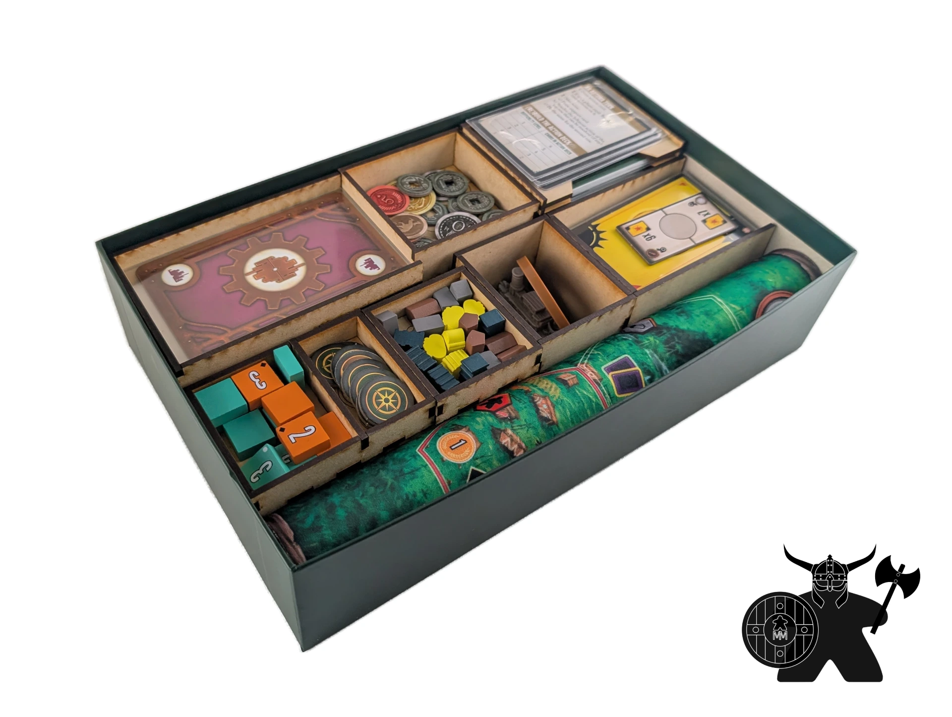Duel of Meloch Board Game Insert | Wooden Organizer