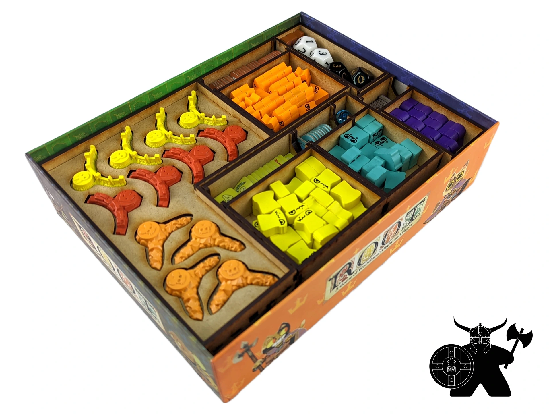 Root + Riverfolk + Underground Expansions Insert - Unofficial | Wooden Organizer