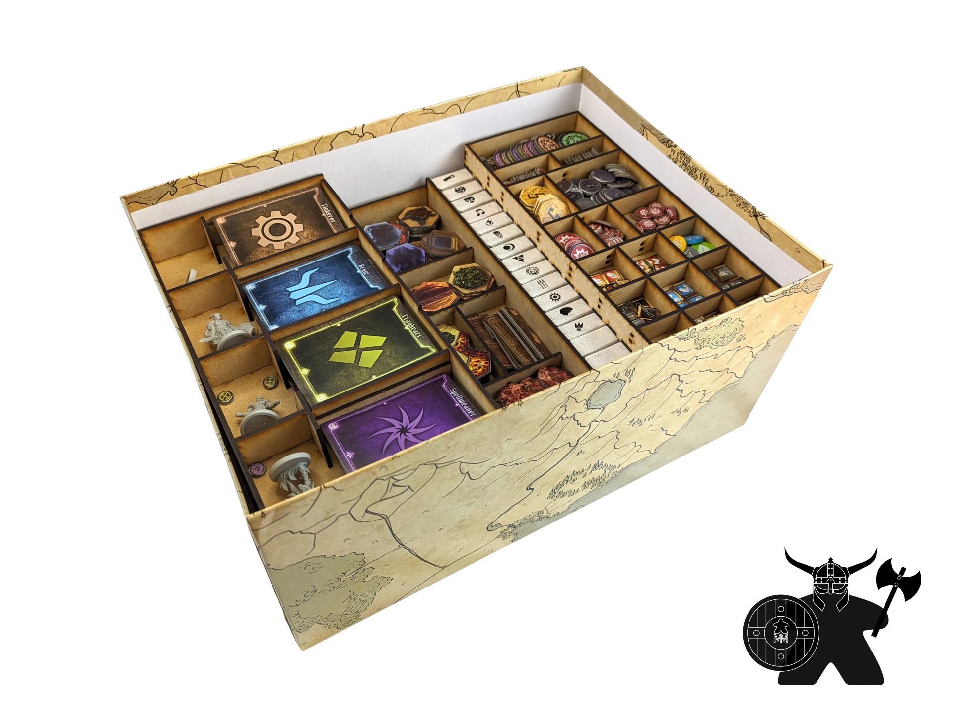 Gloomhaven 1st Edition Insert | Wooden Board Game Insert | Wooden Organizer