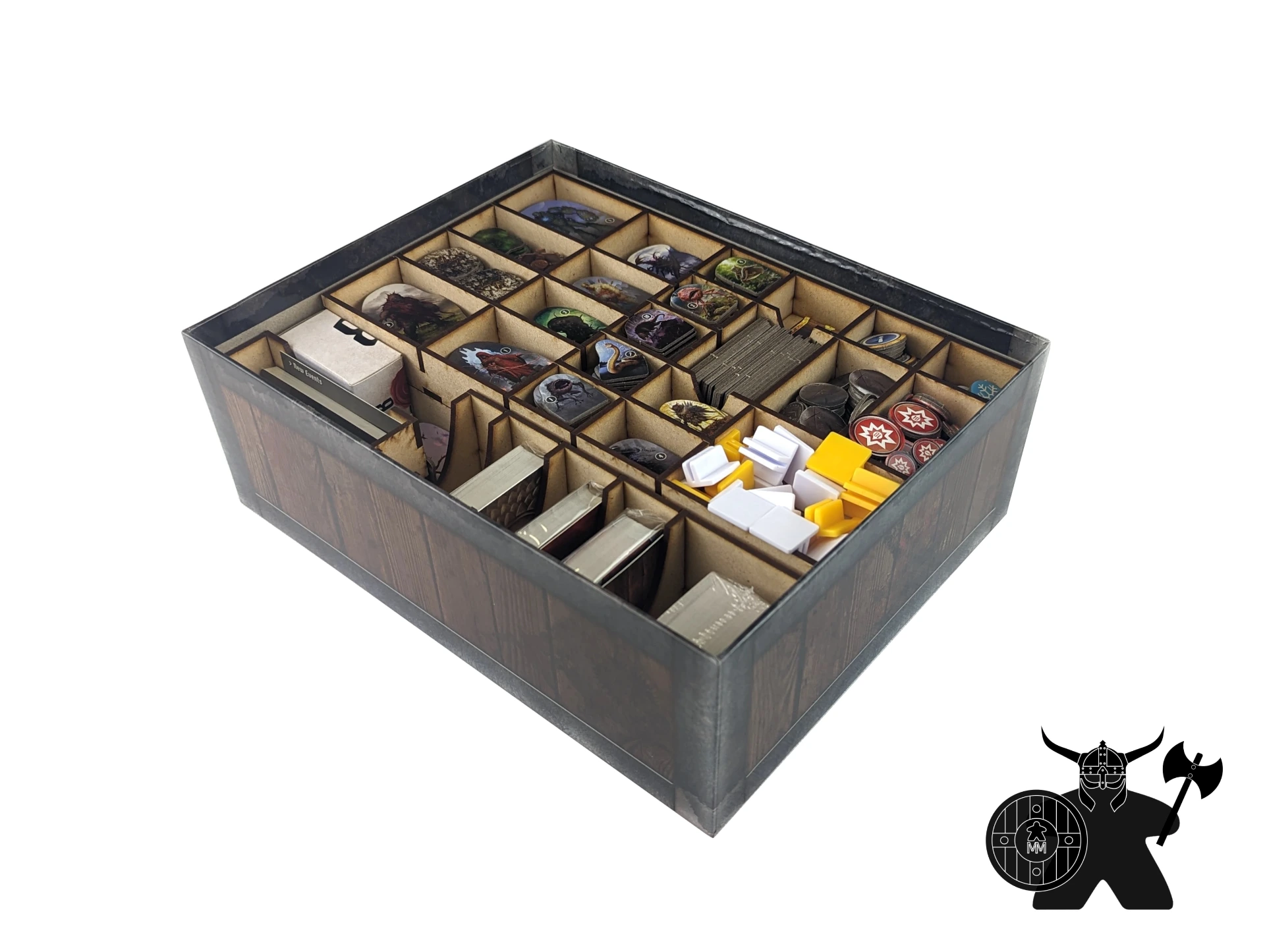Gloomhaven: Jaws of the Lion Game Insert | Wooden Organizer