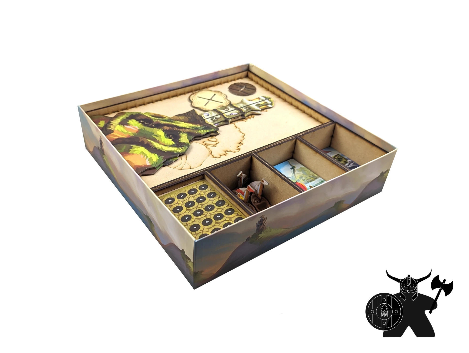 Farshore Board Game Insert - Unofficial | Wooden Organizer