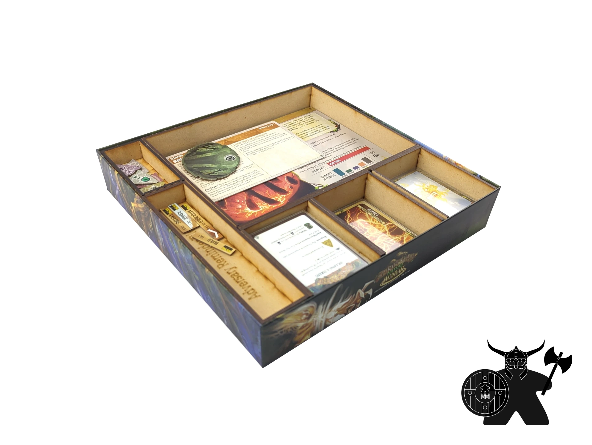 Spirit Island Nature Incarnate Board Game Insert | Wooden Organizer