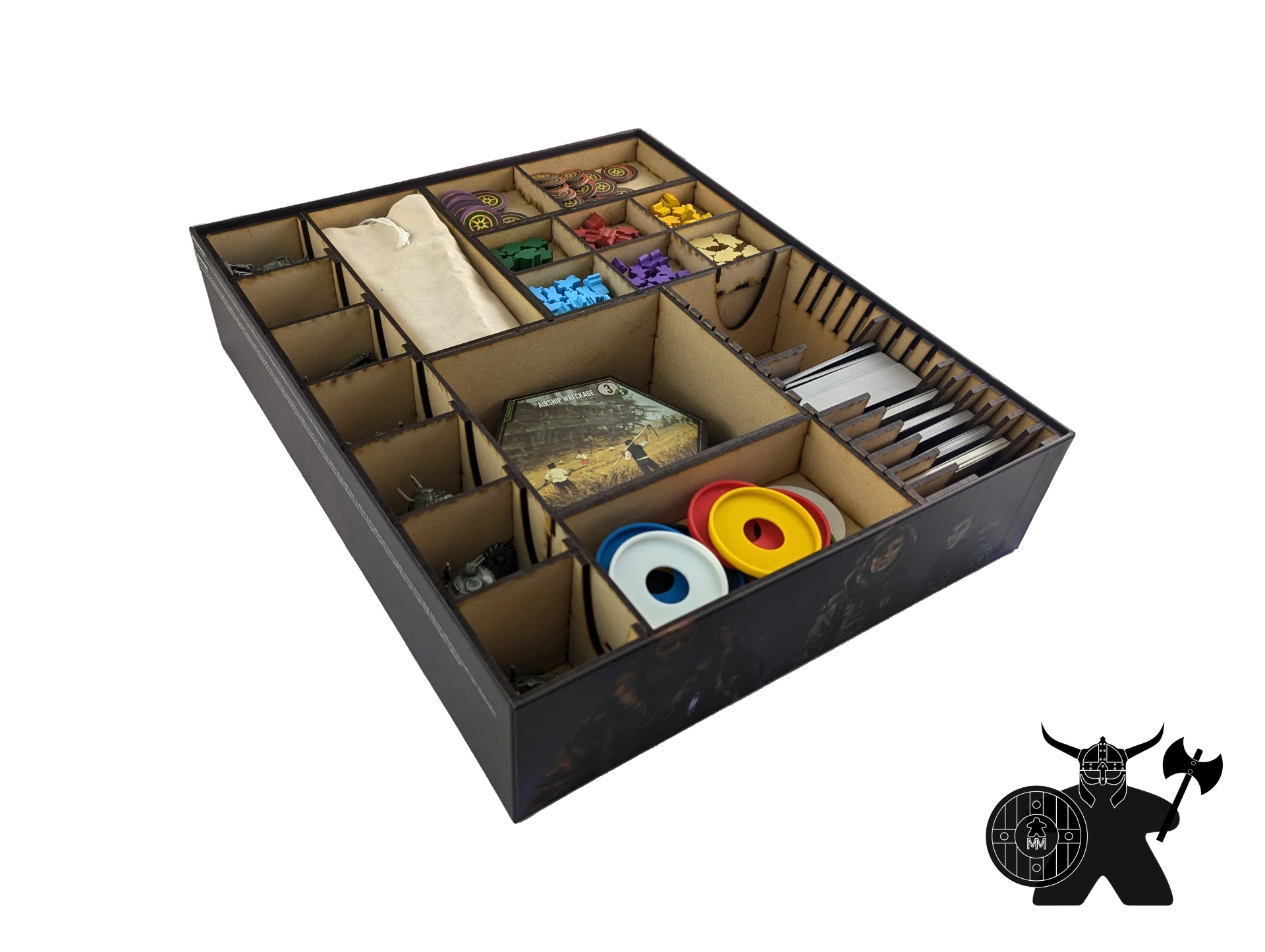Expeditions + Gears of Corruption Board Game Insert | Wooden Organizer