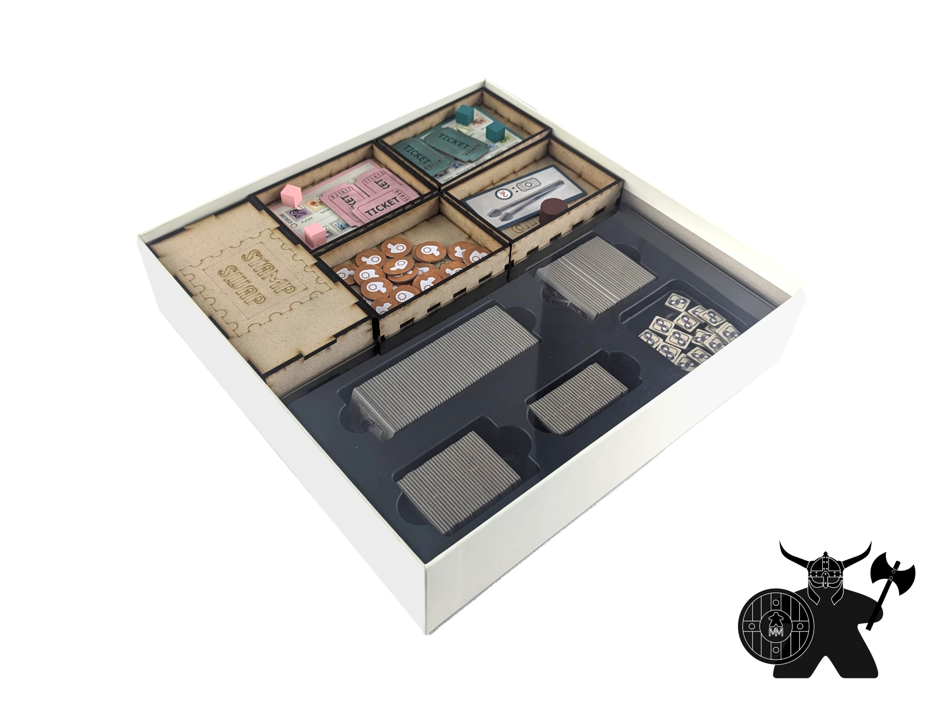Stamp Swap Insert | Wooden Organizer