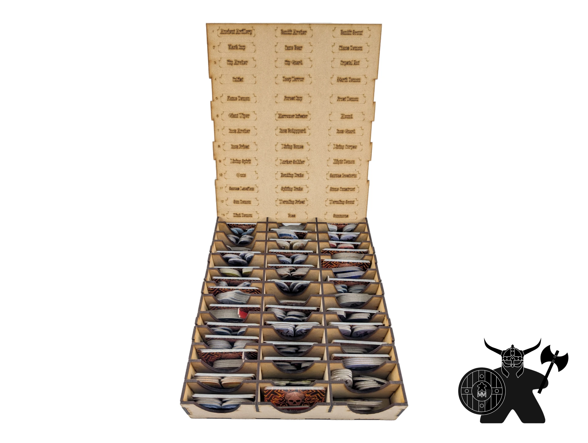 Gloomhaven 2nd Edition Monster Box | Wooden Organizer
