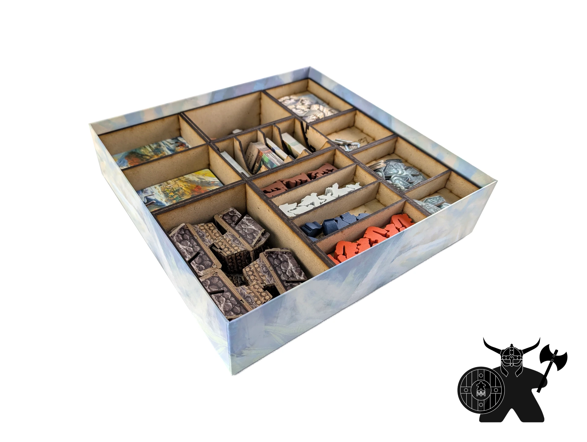 Silverfrost Board Game Insert - Unofficial | Wooden Organizer