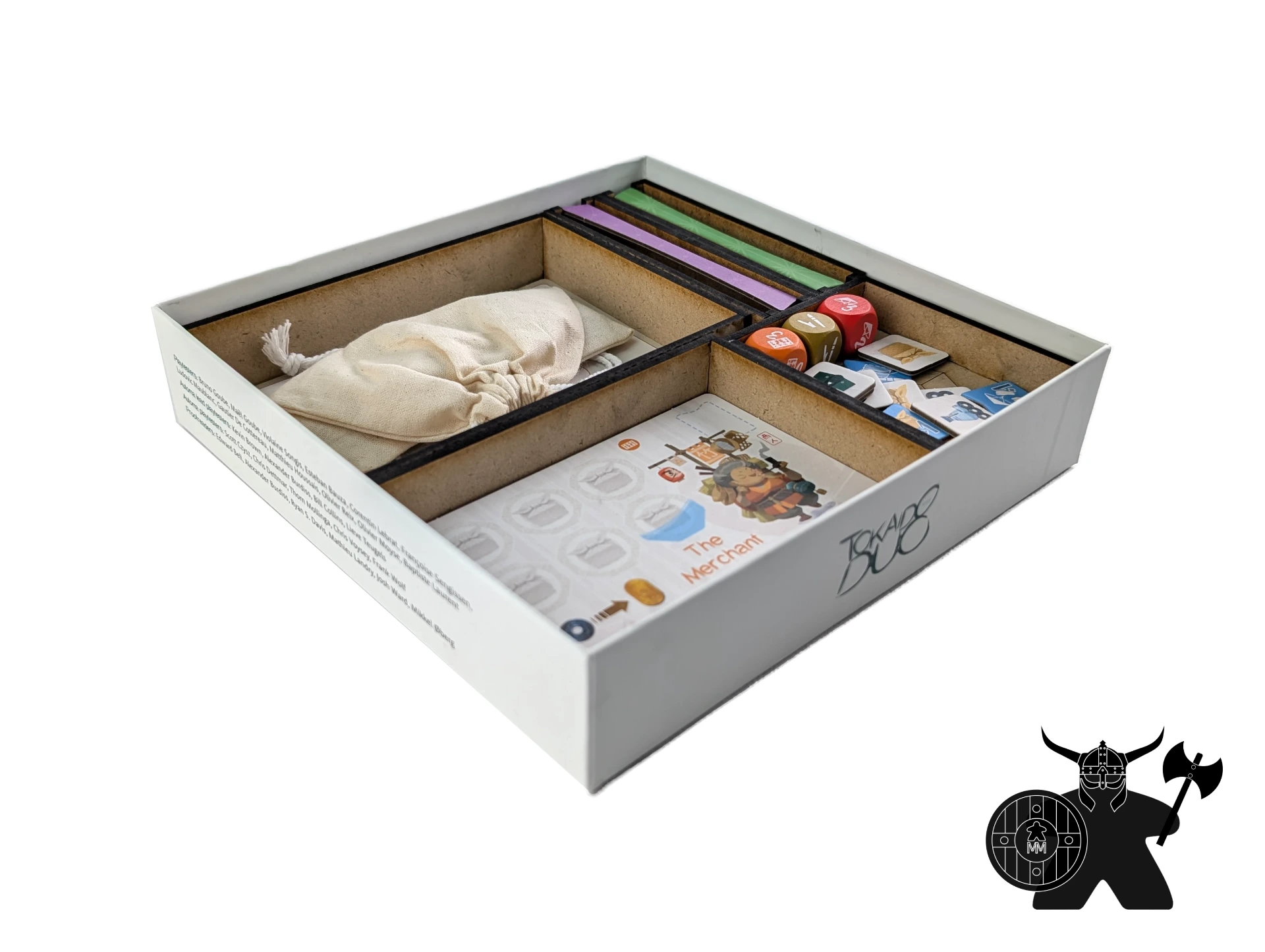 Tokaido Duo Board Game Insert | Wooden Organizer