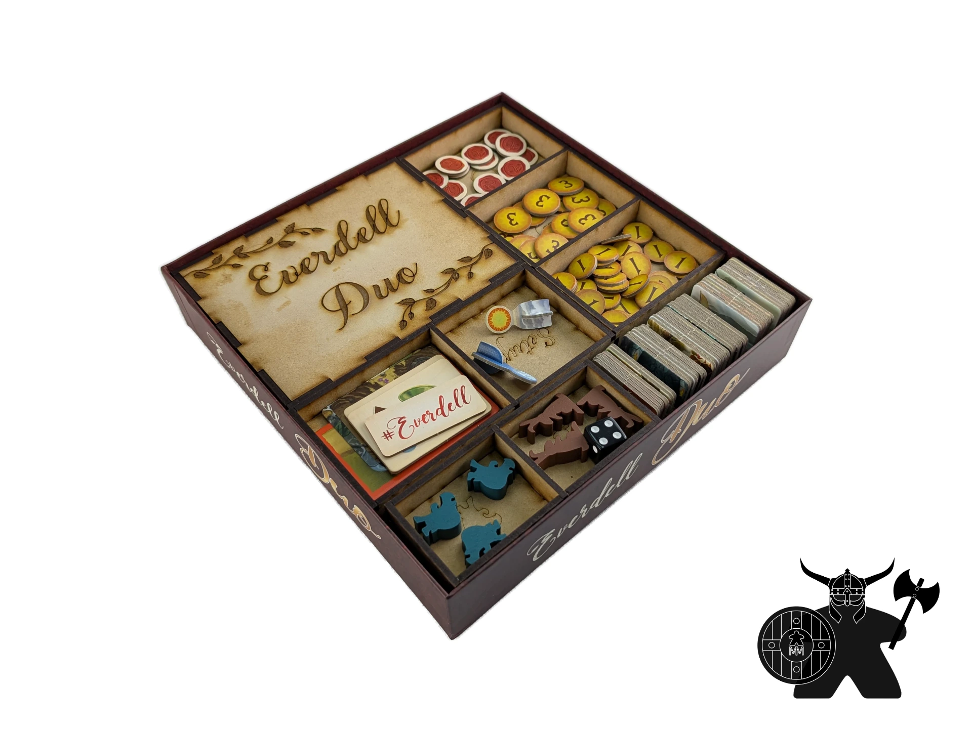 Everdell Duo Insert - Unofficial | Wooden Organizer